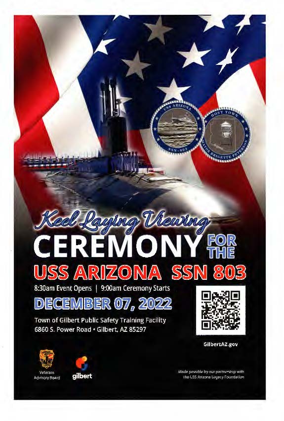 View the Keel Laying Viewing Ceremony announcement