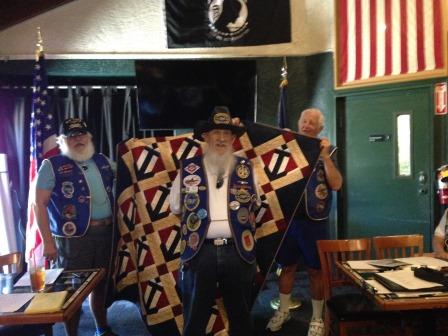 Davy Jones Quilt of Valor photos