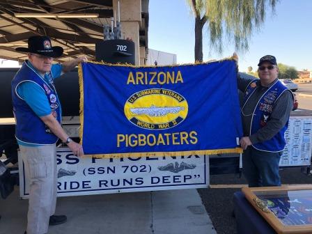Arizona Pigboaters flag, 10/12/2019