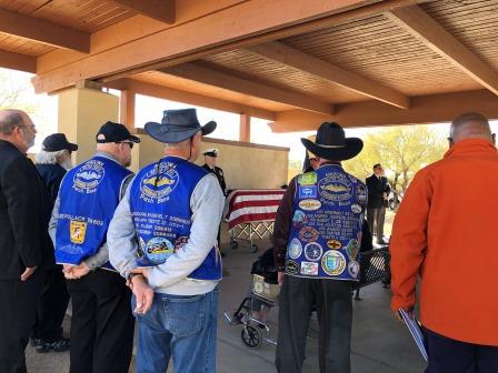 Kenneth Meeks interment at National Cemetery of AZ