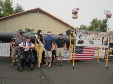 August 2020 Ray Marshall 100th Birthday Drive-By