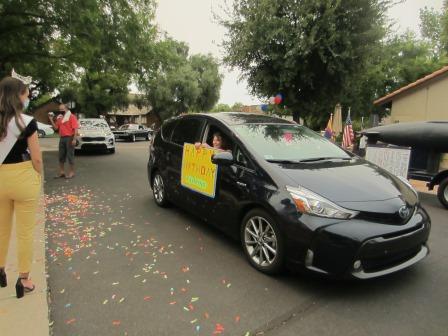 August 2020 Ray Marshall 100th Birthday Drive-By