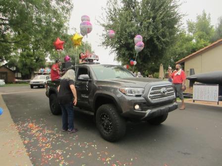 August 2020 Ray Marshall 100th Birthday Drive-By