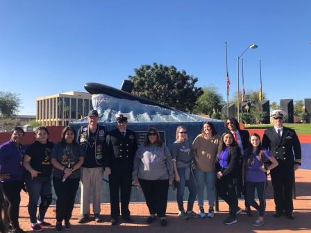 ASSM presentation to students from South Pointe Middle School