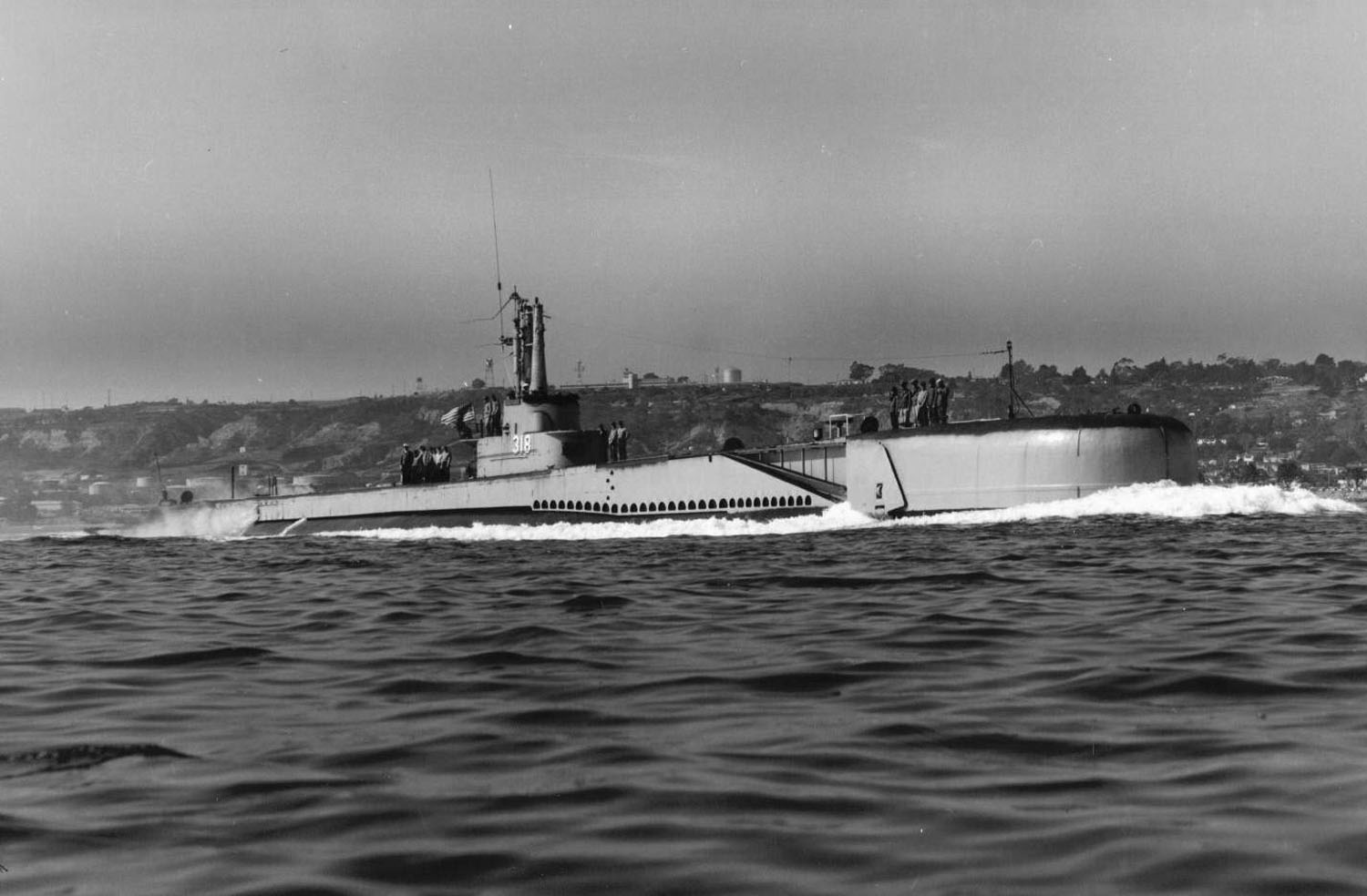 Royce Pettit's fifth and last boat from 1963 to 1965, the USS Baya (AGSS‑318). Royce was the Commanding Officer.
