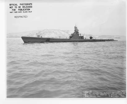 Brad's next assignment in 1943, the submarine USS Kingfish (SS‑234)