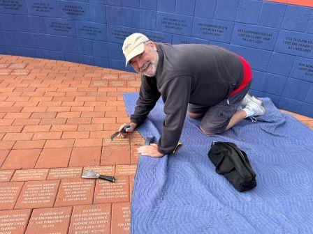 January 2024 ASSM Memorial Brick Paver Installation Photos