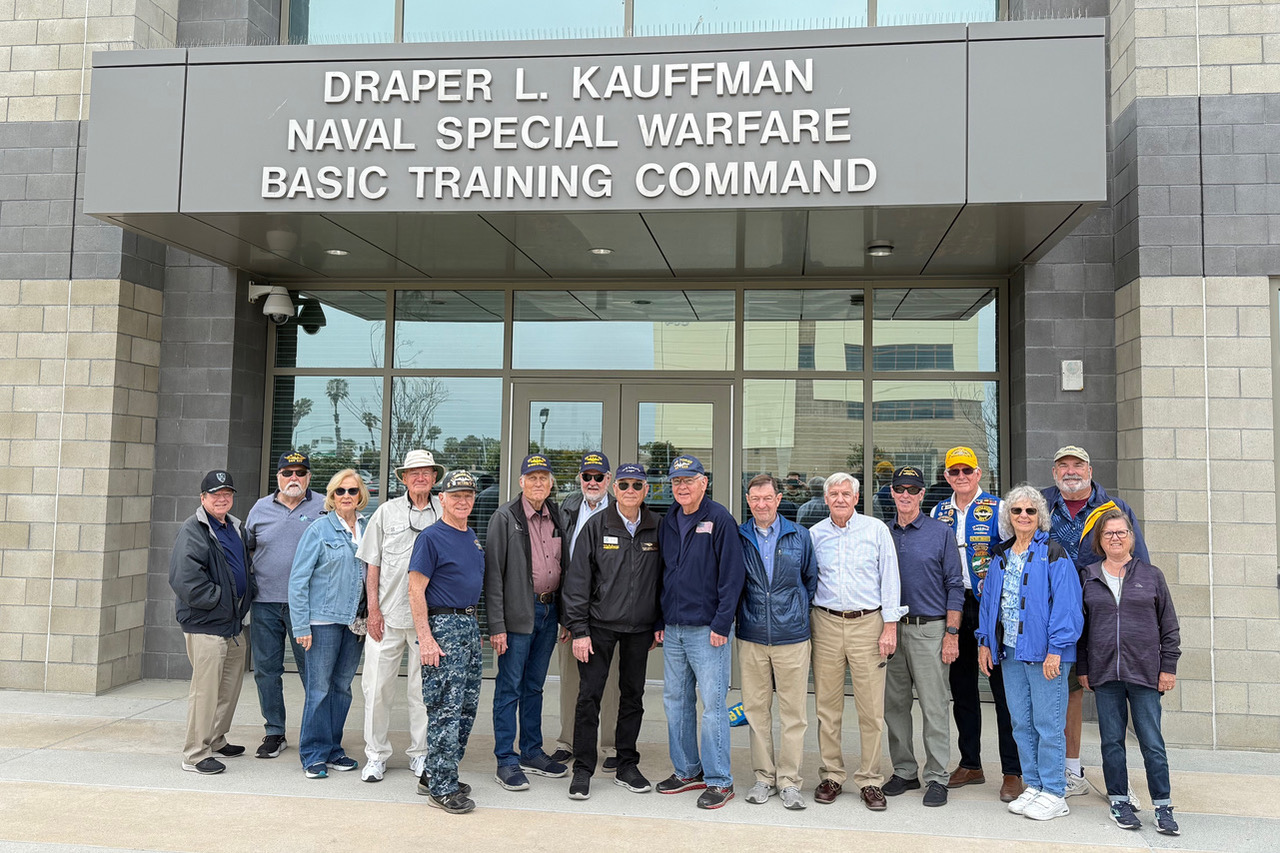 Joe and Kathy Trotter at Naval Special Warfare Center