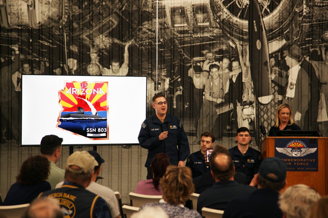 USS Arizona crew visits Commemorative Air Force Museum