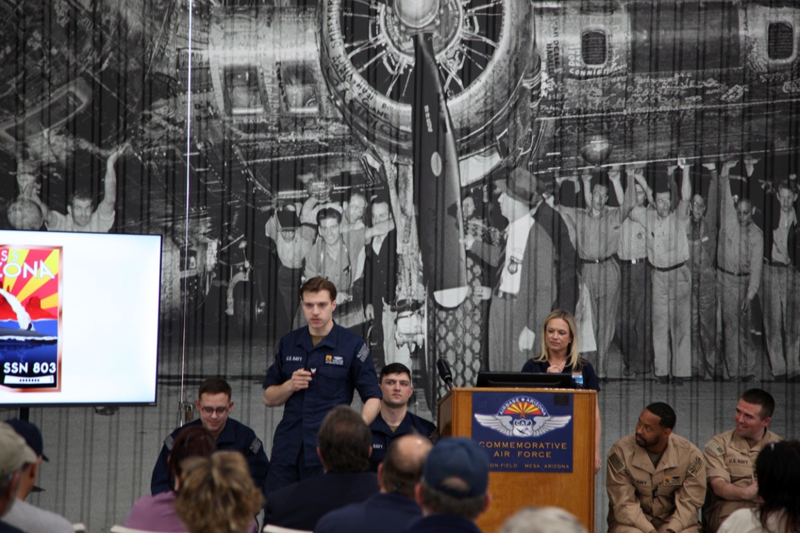 USS Arizona crew visits Commemorative Air Force Museum