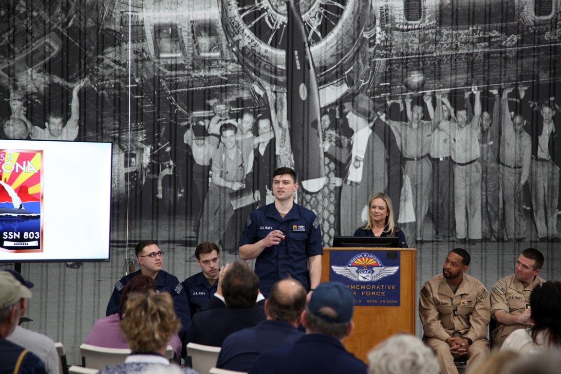 USS Arizona crew visits Commemorative Air Force Museum