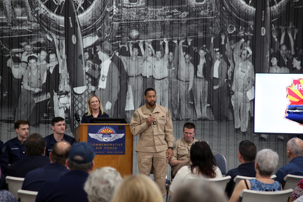 USS Arizona crew visits Commemorative Air Force Museum