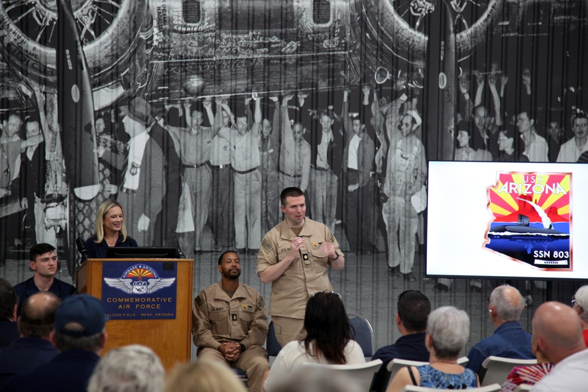USS Arizona crew visits Commemorative Air Force Museum