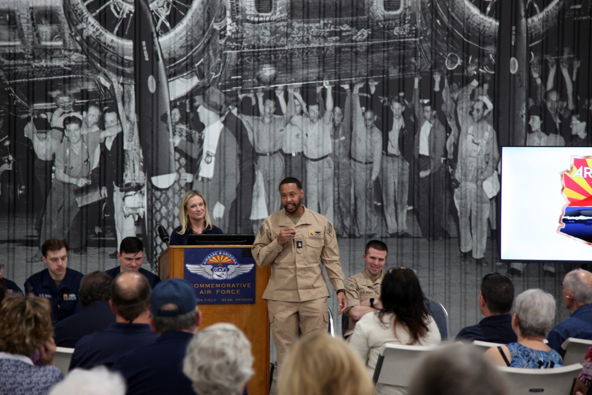 USS Arizona crew visits Commemorative Air Force Museum