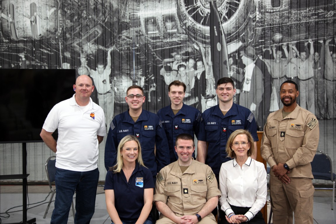 USS Arizona crew visits Commemorative Air Force Museum