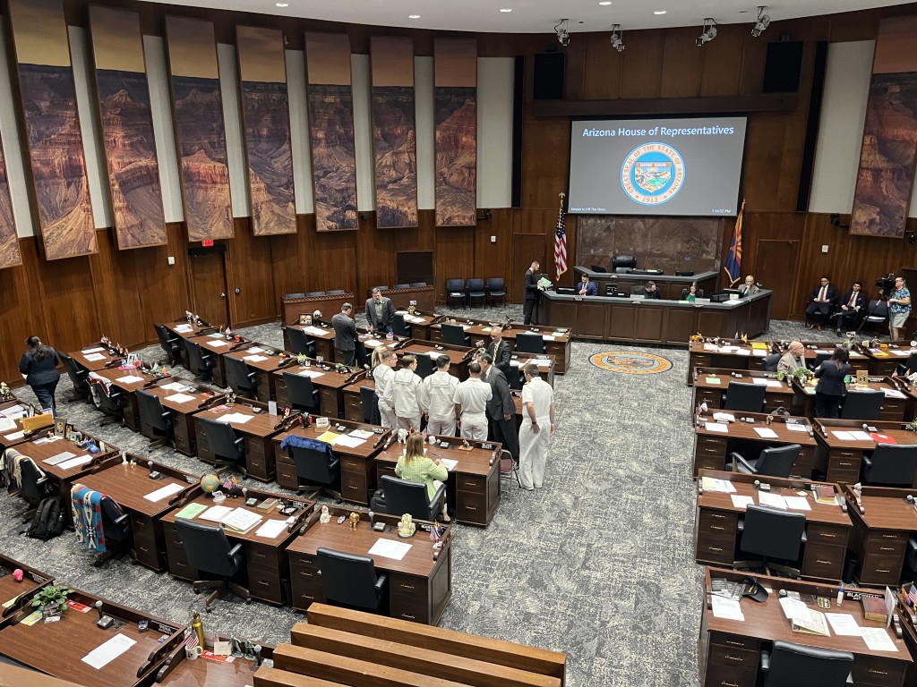 USS Arizona crew visits AZ House of Representatives