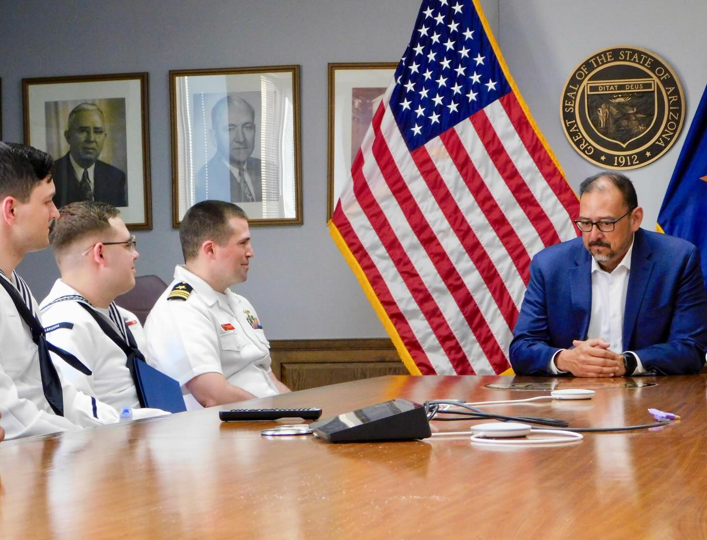 USS Arizona crew visits AZ House of Representatives