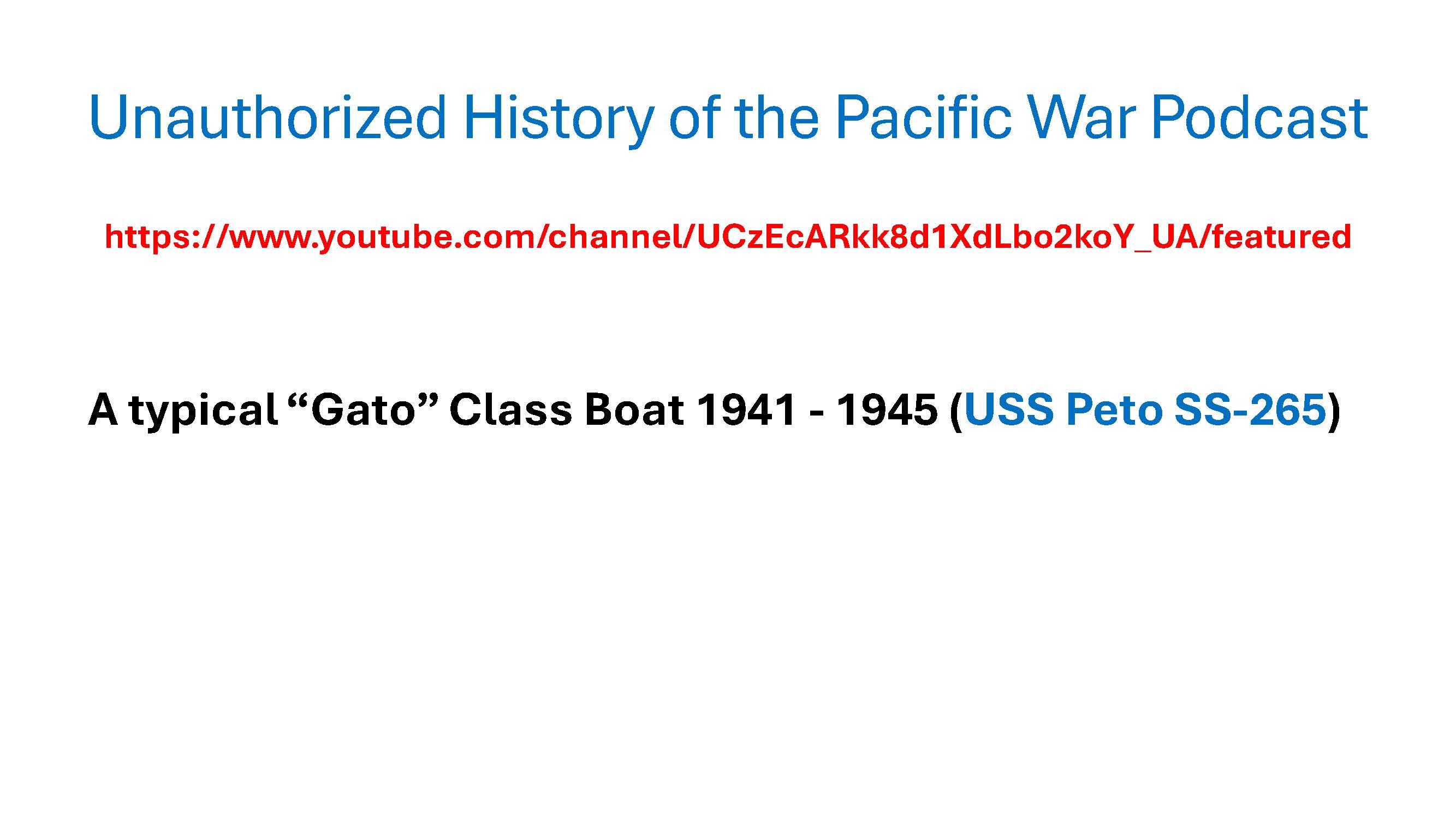 June 2026 Boat of the Month, USS Peto