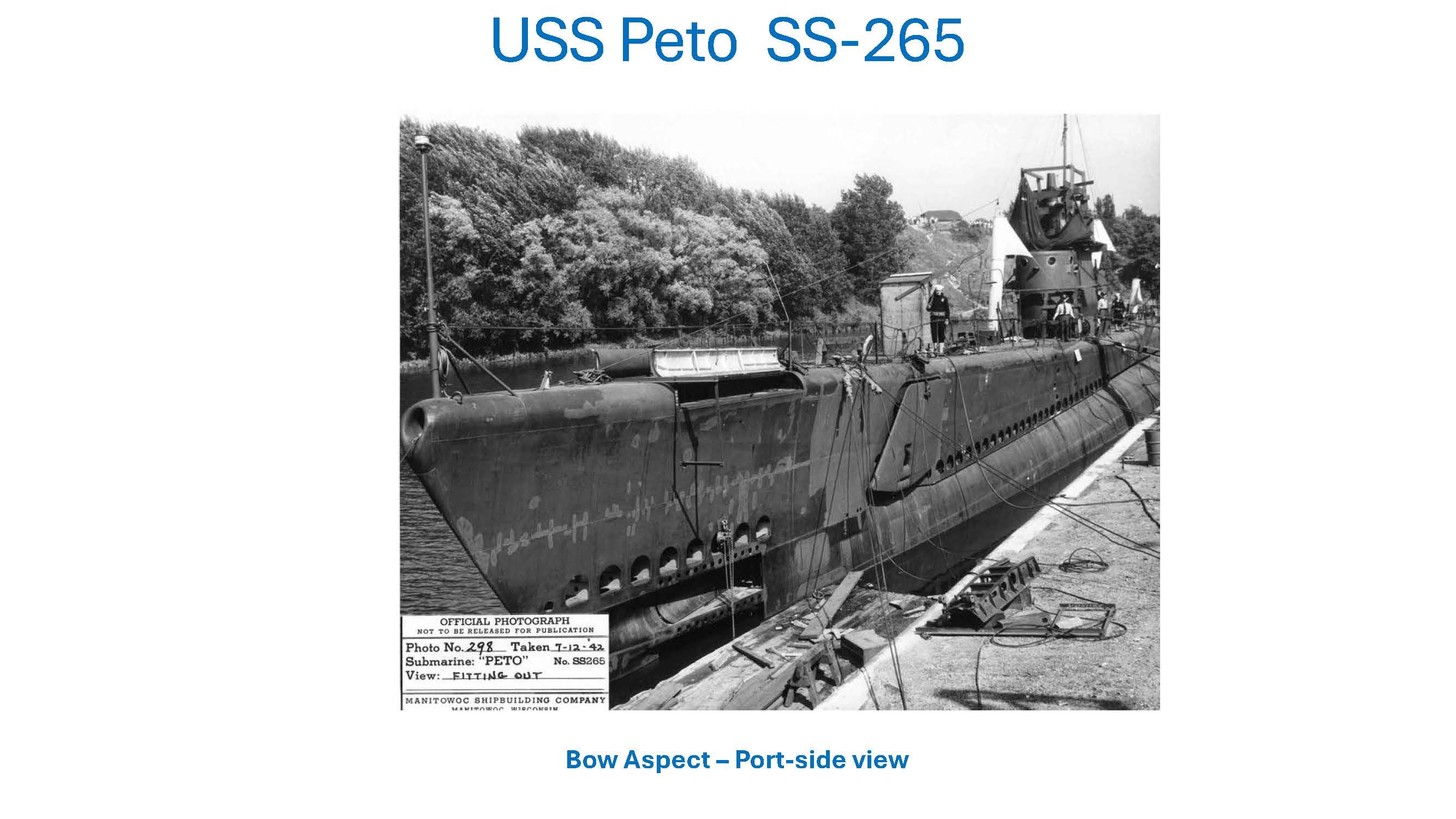 June 2026 Boat of the Month, USS Peto