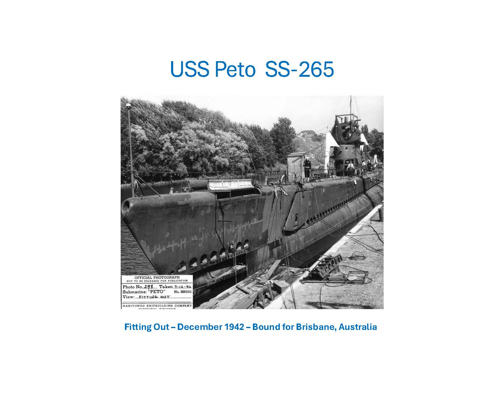 July 2026 Boat of the Month, USS Peto