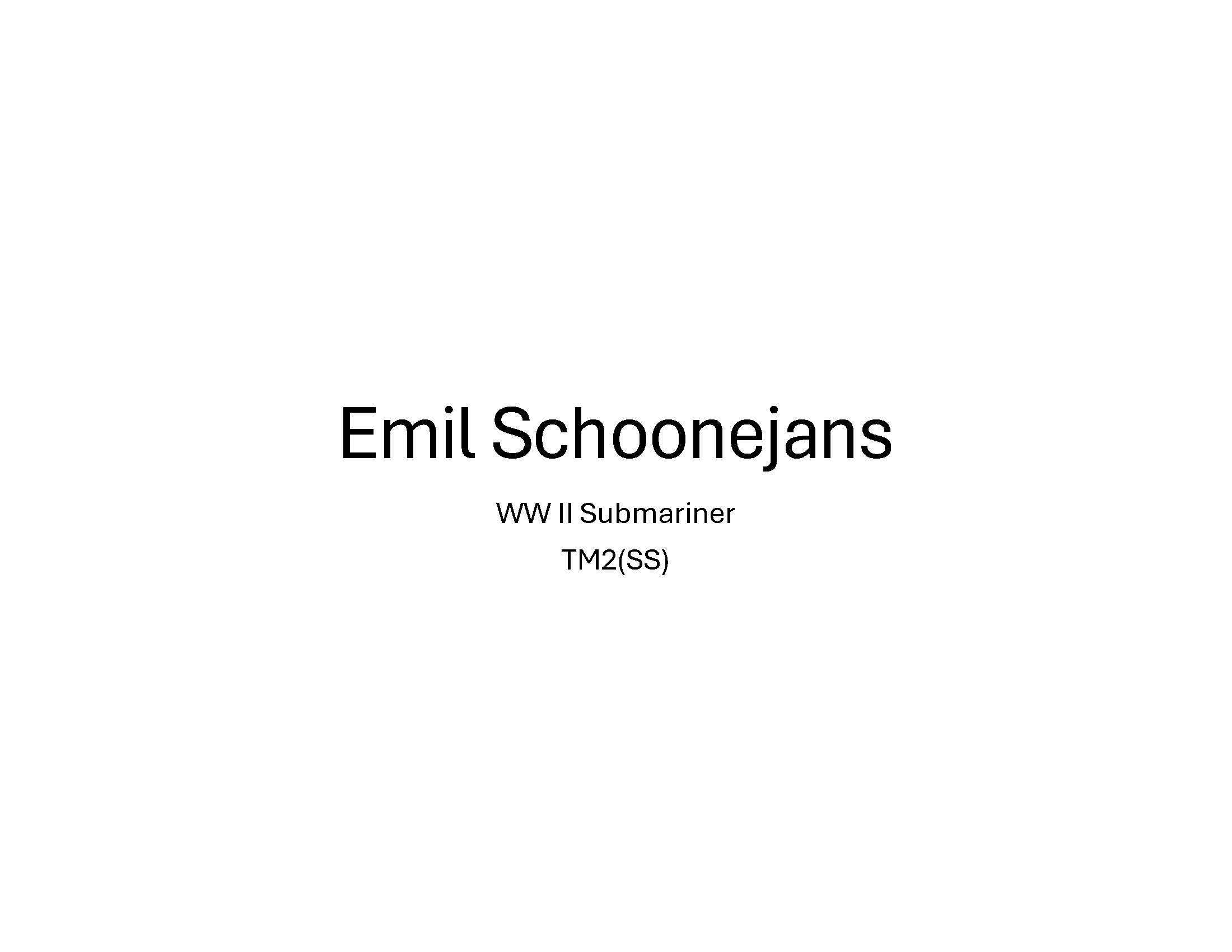 July 2026 Emil Schoonejans Biography
