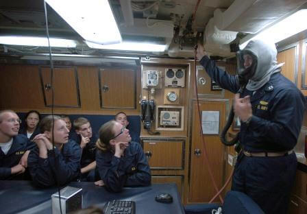 An EAB usage demonstration on board the USS Helena (SSN-725)
