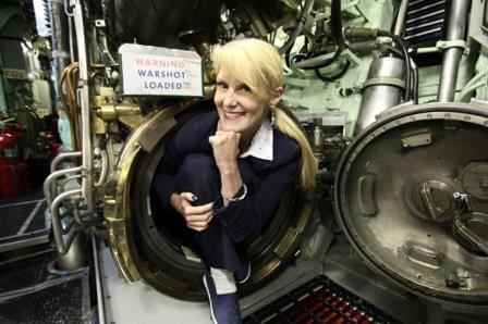 One of the tubes on the USS Albuquerque [SSN-706], a nuclear fast attack.